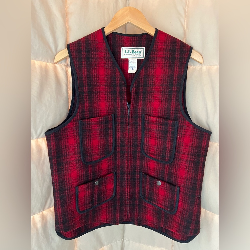 Vintage LL Bean Wool Vest